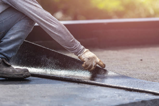 Professional Exterior Waterproofing technician working in Overpeck, OH